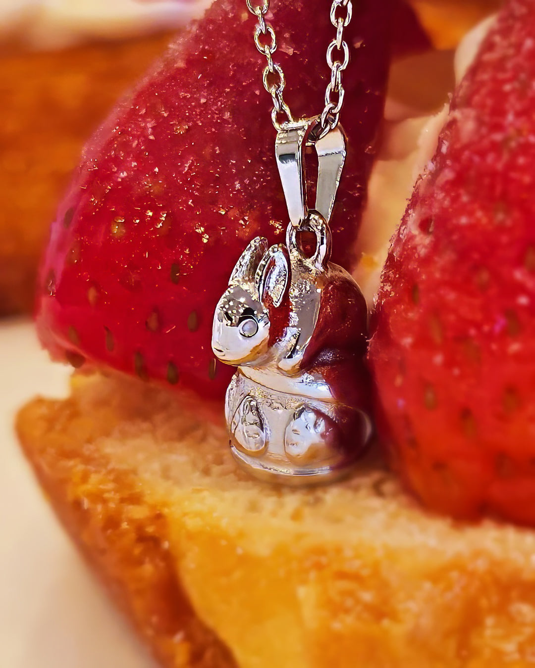 Doughnut Bunny Necklace