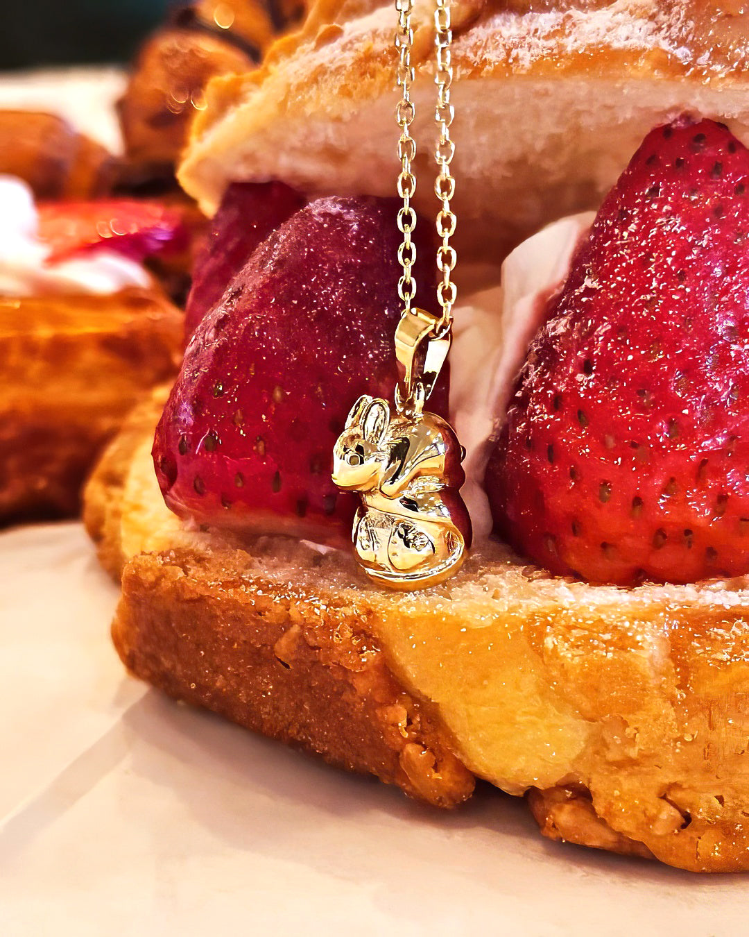 Doughnut Bunny Necklace