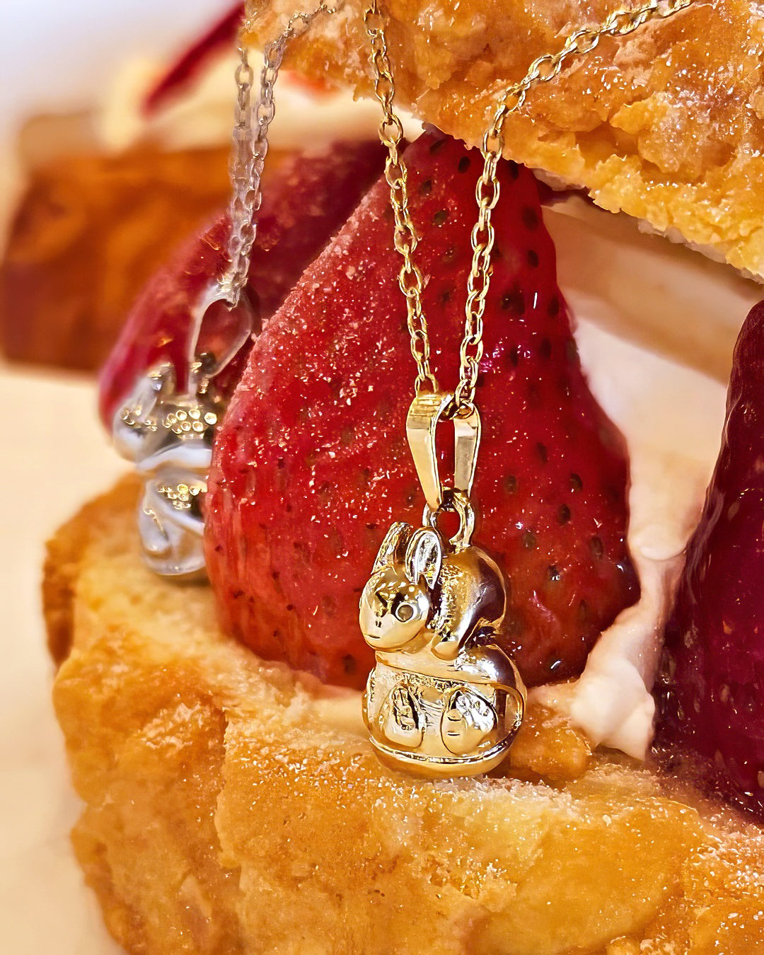 Doughnut Bunny Necklace